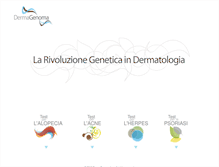 Tablet Screenshot of dermagenoma.it